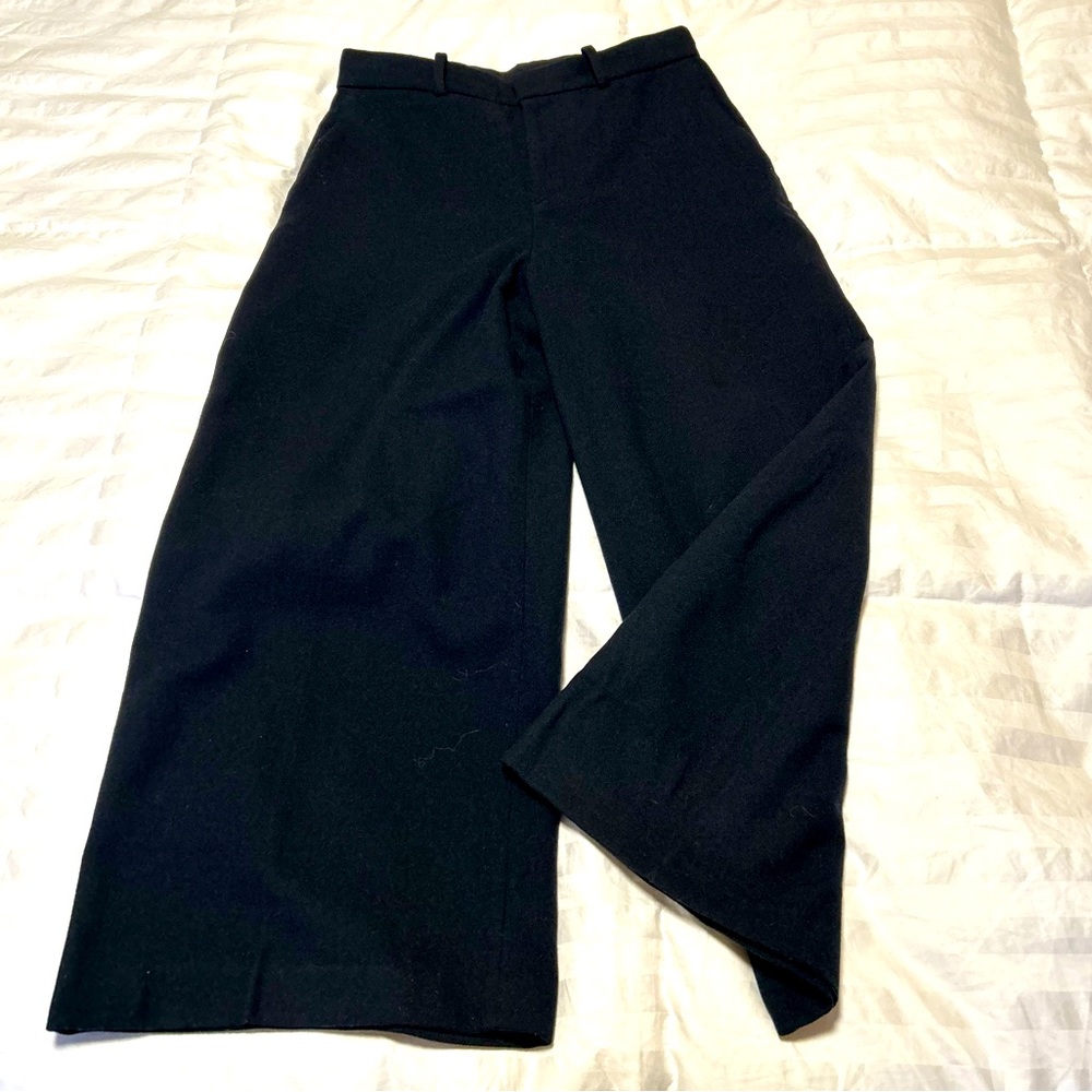 New! Uniqlo U Wool Blend Wide Leg Pants